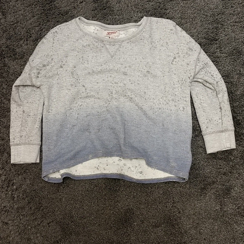 Cropped Ombré Sweater
